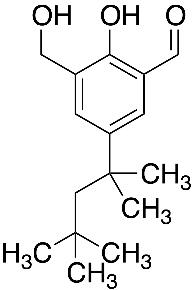 2-Hydroxy-3-(hydroxymethyl)-5-(2,4,4-trimethylpentan-2-yl)benzaldehyde