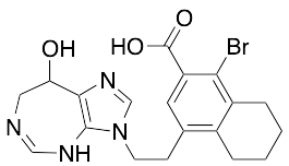 1-Bromo-4-[2-(7,8-dihydro-8-hydroxyimidazo[4,5-d][1,3]diazepin-3(4H)-yl)ethyl]-5,6,7,8-tetrahydro-2-naphthalenecarboxylic Acid