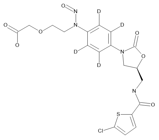 Rivaroxaban Nitroso Open-Ring Acid-D4