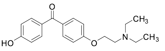 [4-[2-(Diethylamino)ethoxy]phenyl](4-hydroxyphenyl)methanone