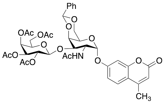 4-Methylumbelliferyl 2-Acetamido-2-deoxy-3-O-(tetra-O-acetyl-Beta-D-galactopyranosyl)-4,6-O-phenylmethylene-Alpha-D-galactopyranoside