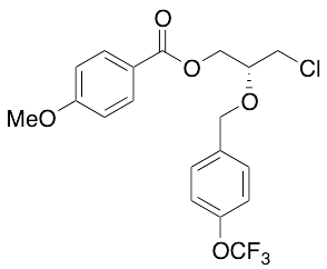 (2R)-3-Chloro-2-[[4-(trifluoromethoxy)phenyl]methoxy]propyl ester 4-Methoxybenzoic Acid