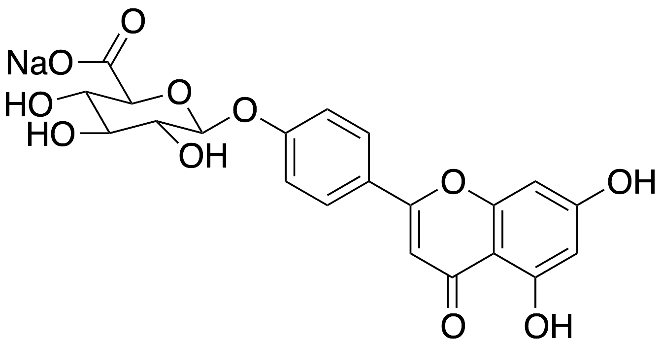 Apigenin 4'-O-b-D-Glucuronide Sodium Salt (~90%)