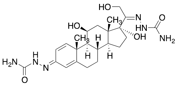3,20-Disemicarbazone-11beta,17,21-trihydroxy-pregna-1,4-diene-3,20-dione