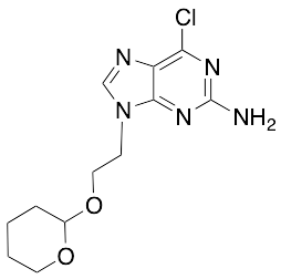 6-Chloro-9-(2-((tetrahydro-2H-pyran-2-yl)oxy)ethyl)-9H-purin-2-amine