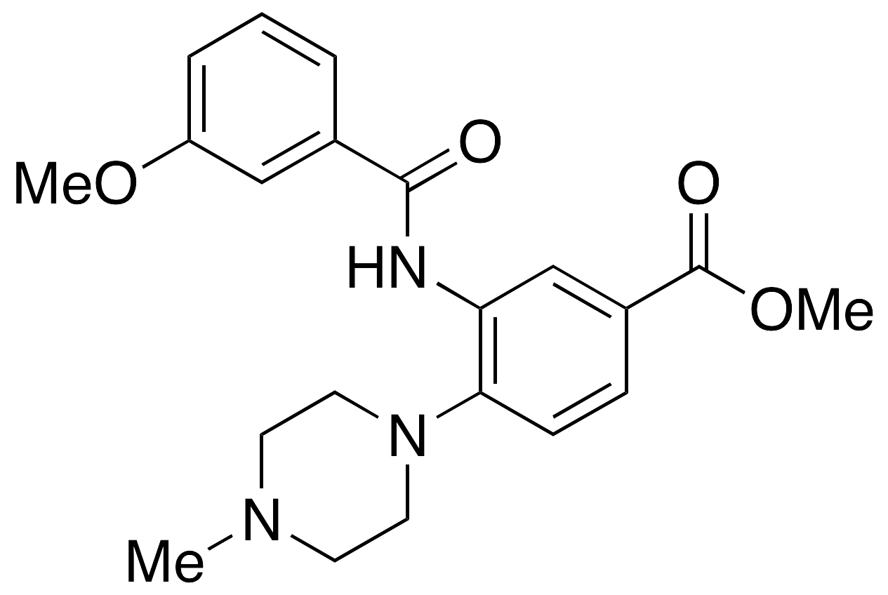 3-[(3-Methoxybenzoyl)amino]-4-(4-methyl-1-piperazinyl)benzoic Acid Methyl Ester