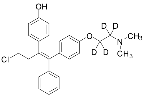 (Z)-4-(4-Chloro-1-(4-(2-(dimethylamino)ethoxy-1,1,2,2-d4)phenyl)-1-phenylbut-1-en-2-yl)phenol