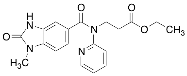 Ethyl 3-(1-Methyl-2-oxo-N-(pyridin-2-yl)-2,3-dihydro-1H-benzo[d]imidazole-5-carboxamido)propanoate