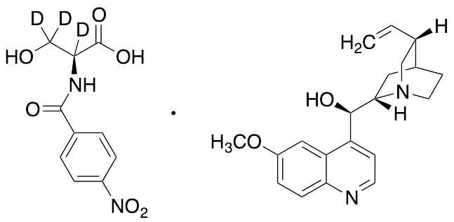 N-(4-Nitrobenzoyl)-D-serine-d3 Quinine Salt