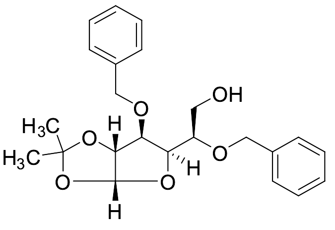 1,2-O-(1-Methylethylidene)-3,5-bis-O-(phenylmethyl)-alpha-D-glucofuranose