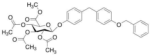 2,3,4-Tri-O-acetyl-Alpha-D-glucuronic Acid Methyl Ester O-4-​[[4-​(Phenylmethoxy)​phenyl]​methyl]​-phenol