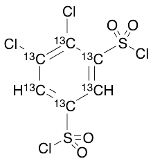 4,5-Dichloro-1,3-benzenedisulfonyl Dichloride-13C6