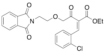 (E)-2-[(2-Chlorophenyl)methylene]-4-[2-(1,3-dihydro-1,3-dioxo-2H-isoindol-2-yl)ethoxy]-3-oxobutanoic Acid Ethyl Ester