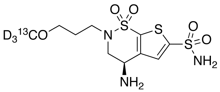 N-Desethyl Brinzolamide (Methoxy-13CD3)