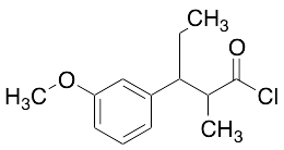 (alphaR,betaR)-beta-Ethyl-3-methoxy-alpha-methylbenzenepropanoyl Chloride
