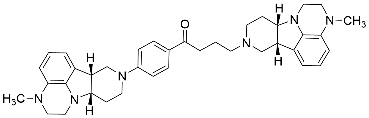 4-Desfluoro-4-[(6bR,10aS)-2,3,6b,7,8,9,10,10a-Octahydro-3-methyl-1H-pyrido[3',4':4,5]pyrrolo[1,2,3-de]quinoxaline]-lumateperone