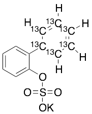 2-Biphenylyl-13C6 Sulfate Potassium Salt