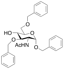 Benzyl 2-Acetamido-2-deoxy-3,6-di-O-benzyl-Alpha-D-glucopyranoside