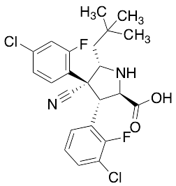 (2R,3S,4R,5S)-3-(3-Chloro-2-fluorophenyl)-4-(4-chloro-2-fluorophenyl)-4-cyano-5-neopentylpyrrolidine-2-carboxylic acid