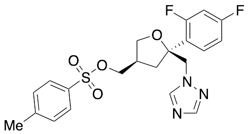 2,5-Anhydro-1,3,4-trideoxy-2-C-(2,4-difluorophenyl)-4-[[[(4-methylphenyl)sulfonyl]oxy]methyl]-1-(1H-1,2,4-triazol-1-yl)-L-threo-pentitol