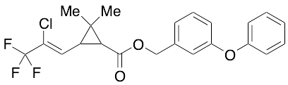 (3-Phenoxyphenyl)methyl Ester 3-[(1Z)-2-chloro-3,3,3-trifluoro-1-propen-1-yl]-2,2-dimethyl-cyclopropanecarboxylic Acid