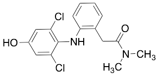2-[2-(2’,6’-Dichloro-4’-hydroxphenylamino)phenyl]-N,N-dimethylacetamide