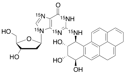 (+/-)-trans-anti-N2-BPDE-dG-15N5