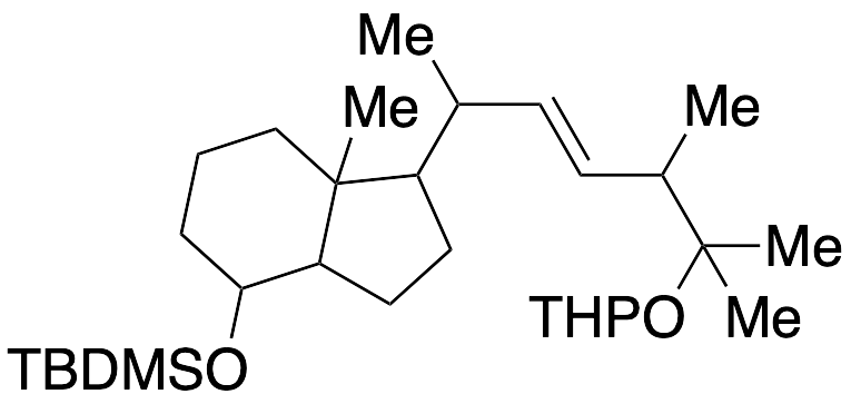 (E)-tert-Butyl((1-(5,6-dimethyl-6-((tetrahydro-2H-pyran-2-yl)oxy)hept-3-en-2-yl)-7a-methyloctahydro-1H-inden-4-yl)oxy)dimethylsilane