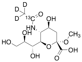 2-O-Methyl-beta-D-N-acetylneuraminic Acid-13CD3