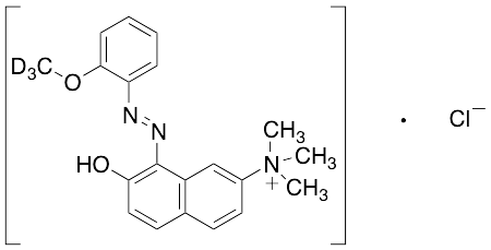 7-Hydroxy-8-((2-methoxyphenyl)diazenyl)-N,N,N-trimethylnaphthalen-2-aminium Chloride-d3
