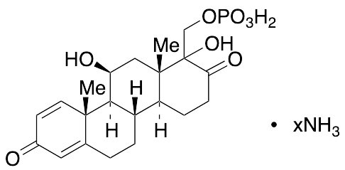 (11b)-11,17a-Dihydroxy-17a-[(phosphonooxy)methyl]-D-homoandrosta-1,4-diene-3,17-dione Ammonium  (~90%)