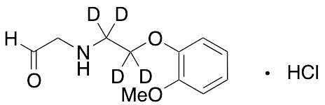 2-((2-(2-Methoxyphenoxy)ethyl)amino)acetaldehyde-d4 Hydrochloride