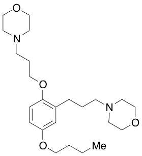 1-(3-Morpholinopropxy)-2-(3-morpholinopropyl)-4-butoxybenzene