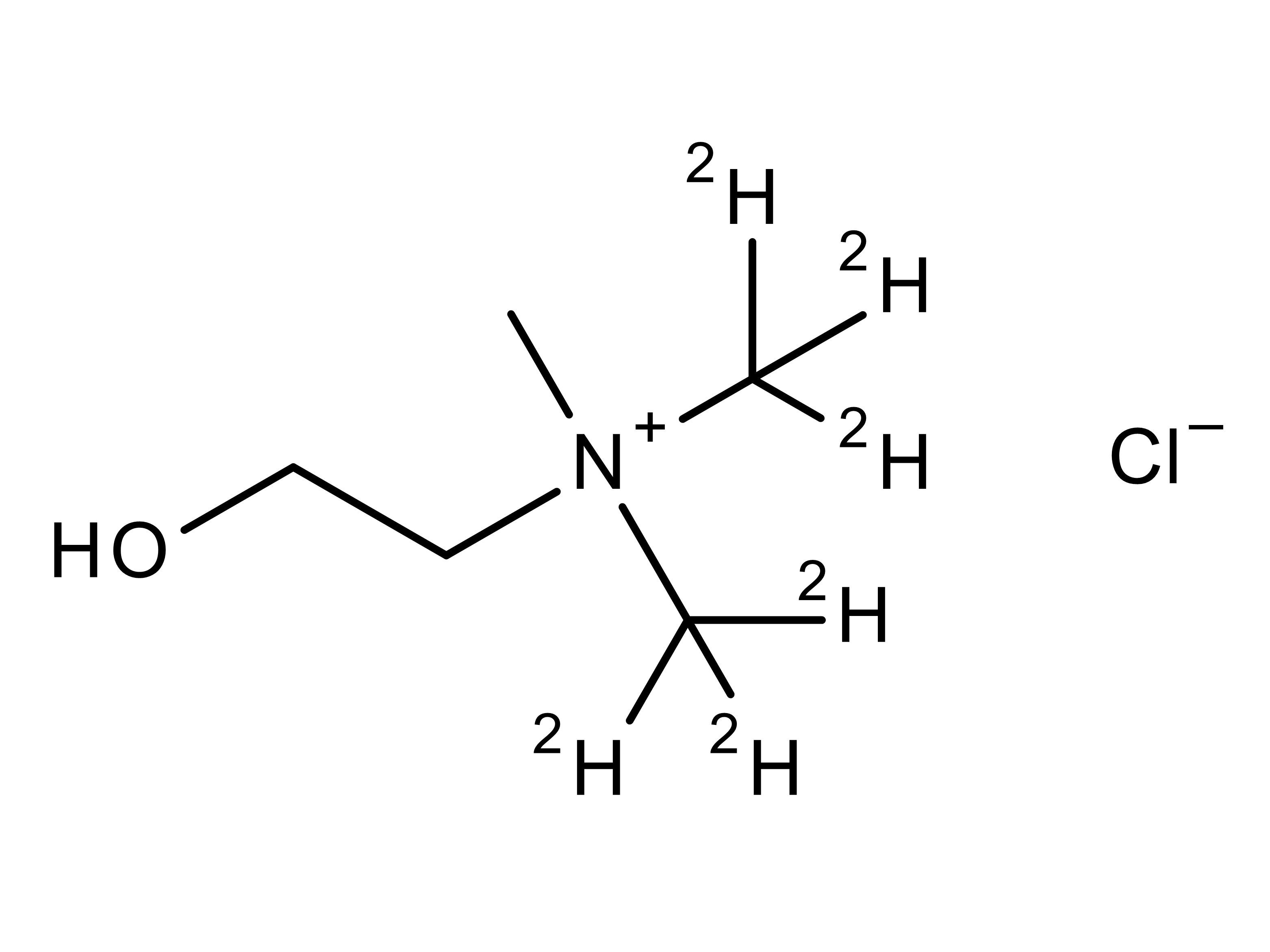 Choline Chemical Structure