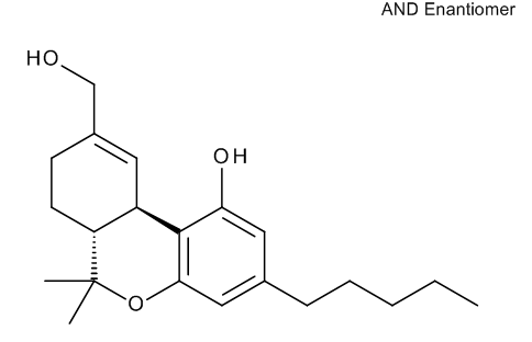 Delta A Matrix d,l-11-Hydroxy-delta-9-THC, 1mg/ml in Methanol