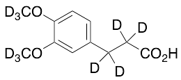 3-(3,4-Dimethoxy-d6-phenyl)propionic-2,2,3,3-d4 Acid