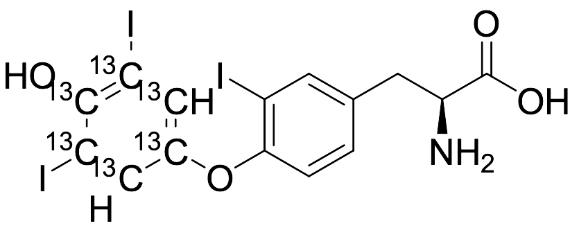 Triiodo 3,3’,5’-Triiodo-L-thyronine-13C6 | LGC Standards